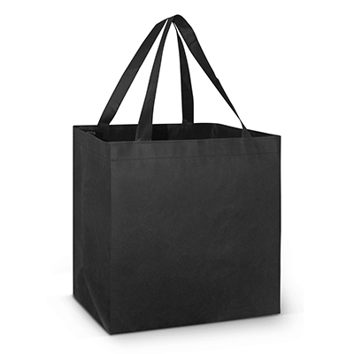 Printed Black City Shopper Tote Bag Online in Perth