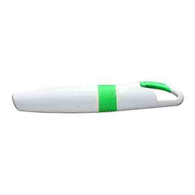 Printed Green Carabiner Highlighter Pens in Australia