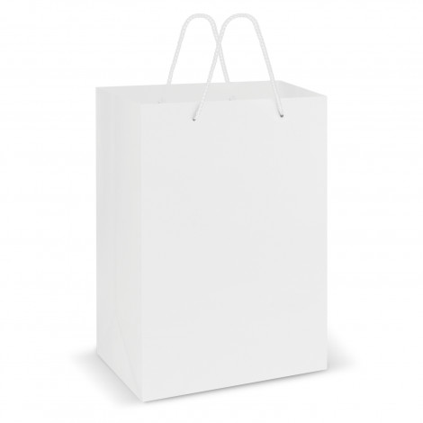 White Laminated Paper Bags Large Australia