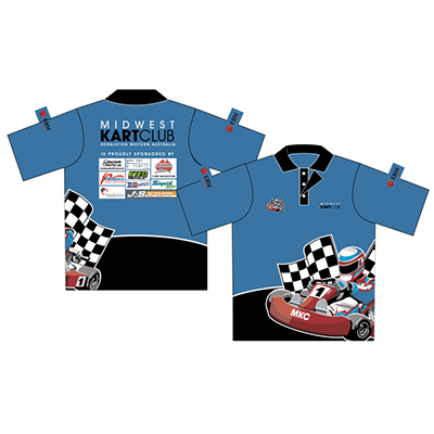 Custom Motor Sport Shirts Perth Sports Clothing Sportswear Mad Dog