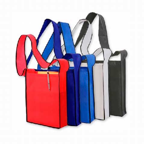 Printed Non-Woven Sling Bags Perth - Mad Dog