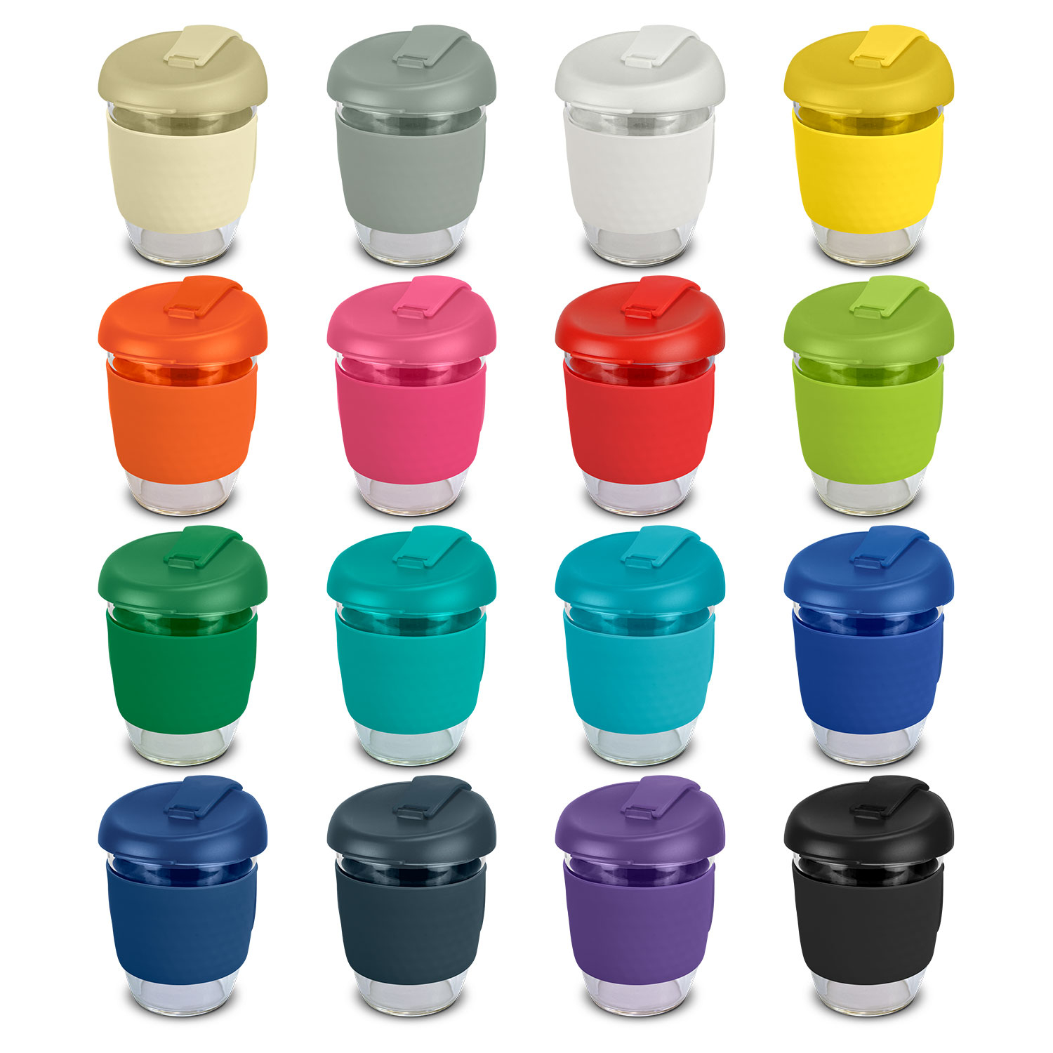  Promotional Bulk Stellar Cup Borosilicate Colour Range Glass Mugs Online In Perth Australia 