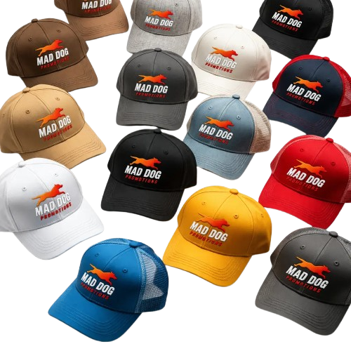 Custom branded caps, hats and beanies