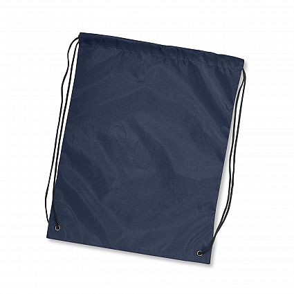 Promotional Navy Drawstring Backpack in Perth
