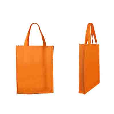 Promotional Orange Non-Woven Trade Show Tote Bags in Perth, Australia
