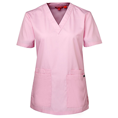 Custom Made Pink Unisex Scrubs Top in Perth