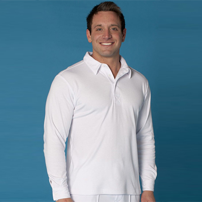 Promotional Podium Long Sleeve Cricket Polos and Cricket Uniforms in Australia
