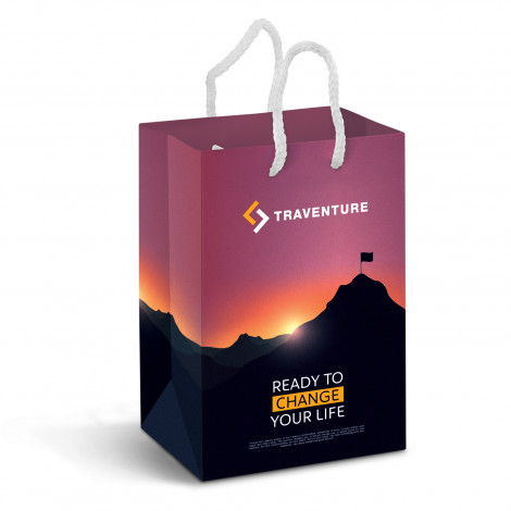 Custom printed Small Laminated Paper Carry Bags Perth