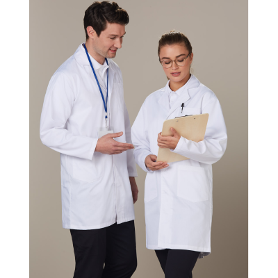 Promotional Unisex Long Sleeve Lab Coat Online in Perth, Australia