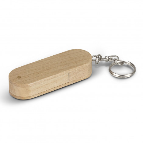 Custom Printed Natural Maple 8GB Flash Drive Online Perth Australia