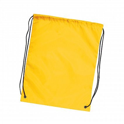 Promotional Yellow Drawstring Backpack in Perth