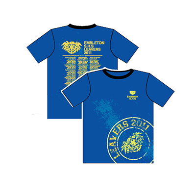 Custom Made School Leavers Blue T-shirts Australia